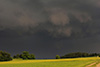 Beeindruckende Wolkenstrukturen während des Gewitters