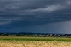 Blick auf den Niederschlag