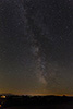Die Milchstraße über Thaining in der Nacht vom 19. auf den 20.