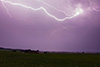 Schöner Blitz beim Nachtgewitter