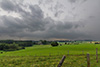 Aufzug der Gewitter am Nachmittag bei Thaining