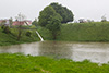 Wasserfall an der Straße