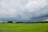 Die Gewitter nähern sich bei Wessobrunn