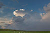 Das erste Gewitter zieht ab