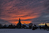 Sonnenuntergang am 27. Januar
