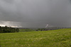 Das aufziehende Gewitter bei Mittelneufnach