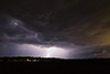 Westlich bildete sich noch ein Gewitter, wir machten uns dann aber bald auf den Heimweg.