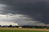 Blick auf die Böenfront im Süden