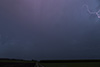 Später waren die Blitze wieder mehr in den Wolken