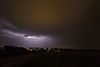 Das nächste Gewitter aus dem Allgäu bei Buchloe: