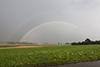 Regenbogen nördlich von Thaining: