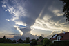 Sonnenuntergang bei Thaining: