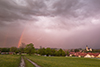 Regenbogen, Gewitter, Blitz, Crawler, Abendrot