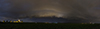 Panorama vom Gewitteraufzug südlich von Augsburg: