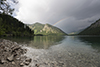 Regenbogen nach einem Gewitter am Plansee: