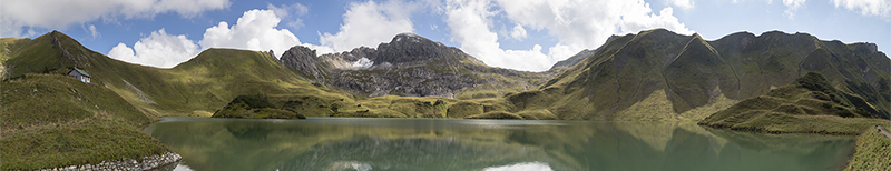 Panorama vom Schrecksee am 08. September 2015